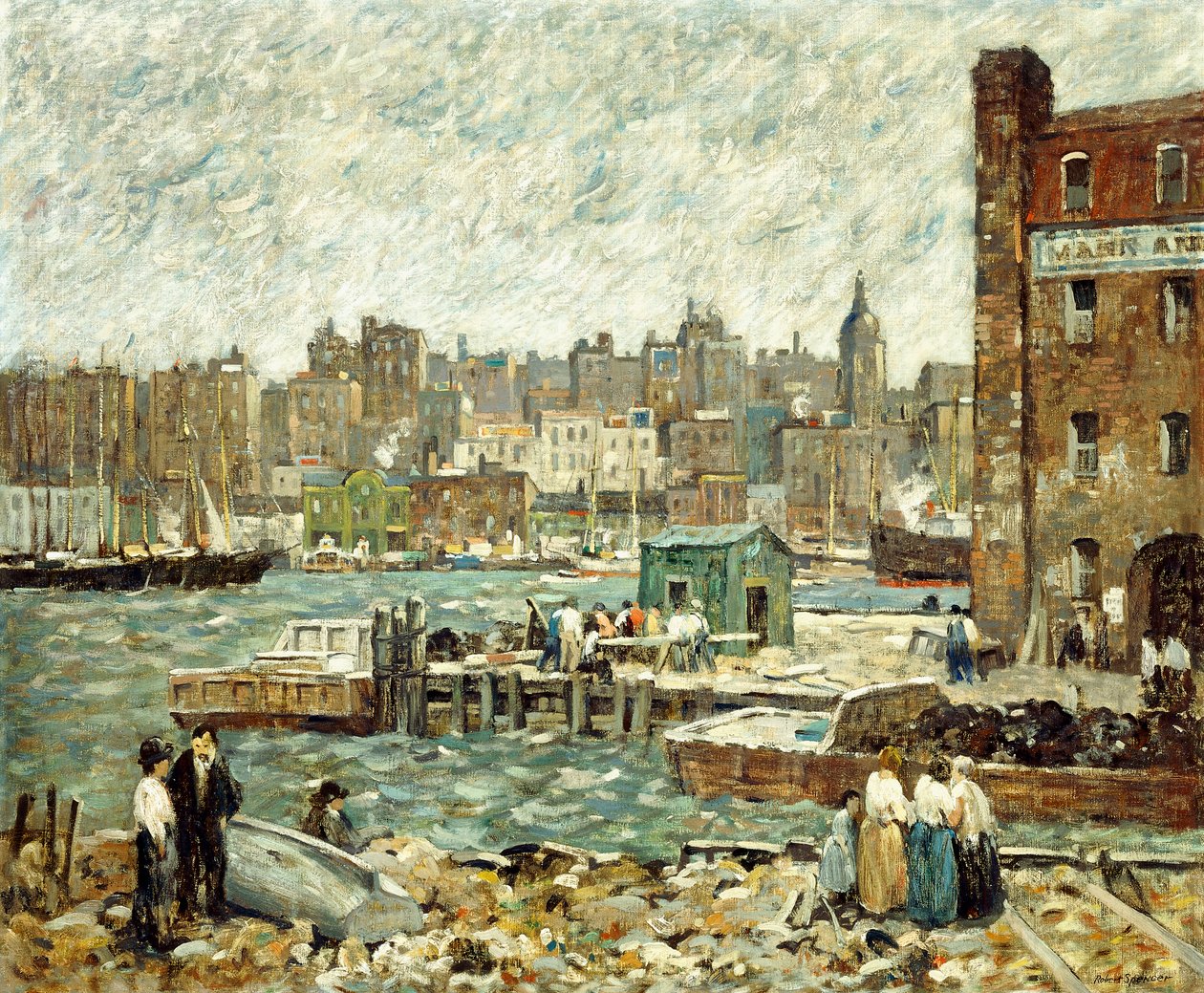 On the Waterfront by Robert C. Spencer