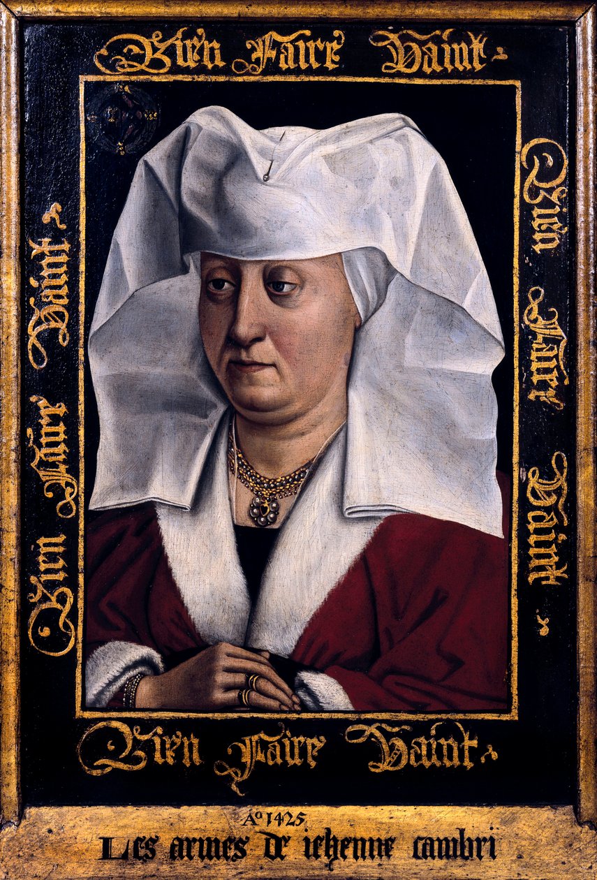 Portrait of Marie de Pacy by Robert Campin