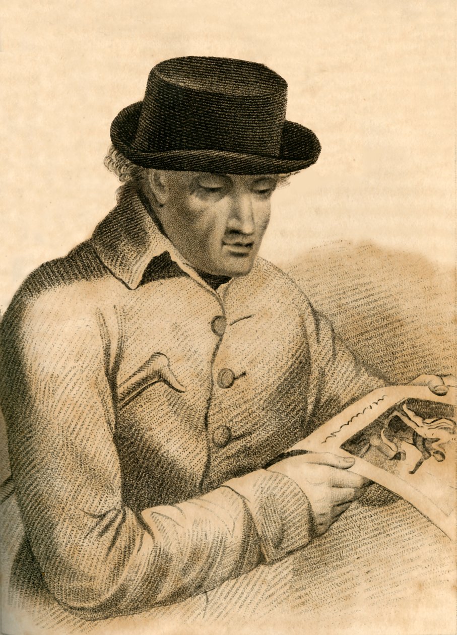 Henry Constantine Jennings. The Remarkable Virtuoso, 1821 by Robert Cooper