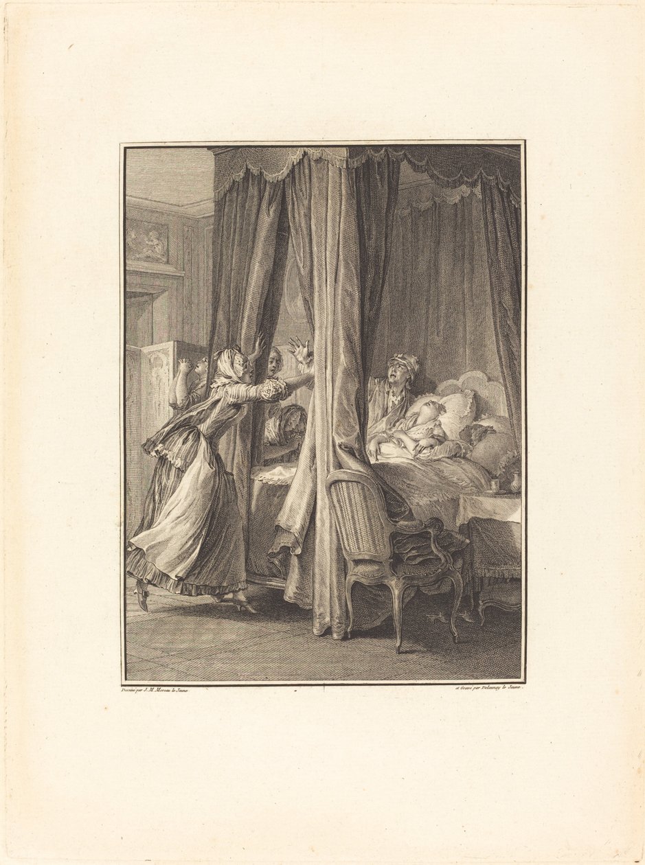 Death of Julie by Robert Delaunay after Jean Michel Moreau