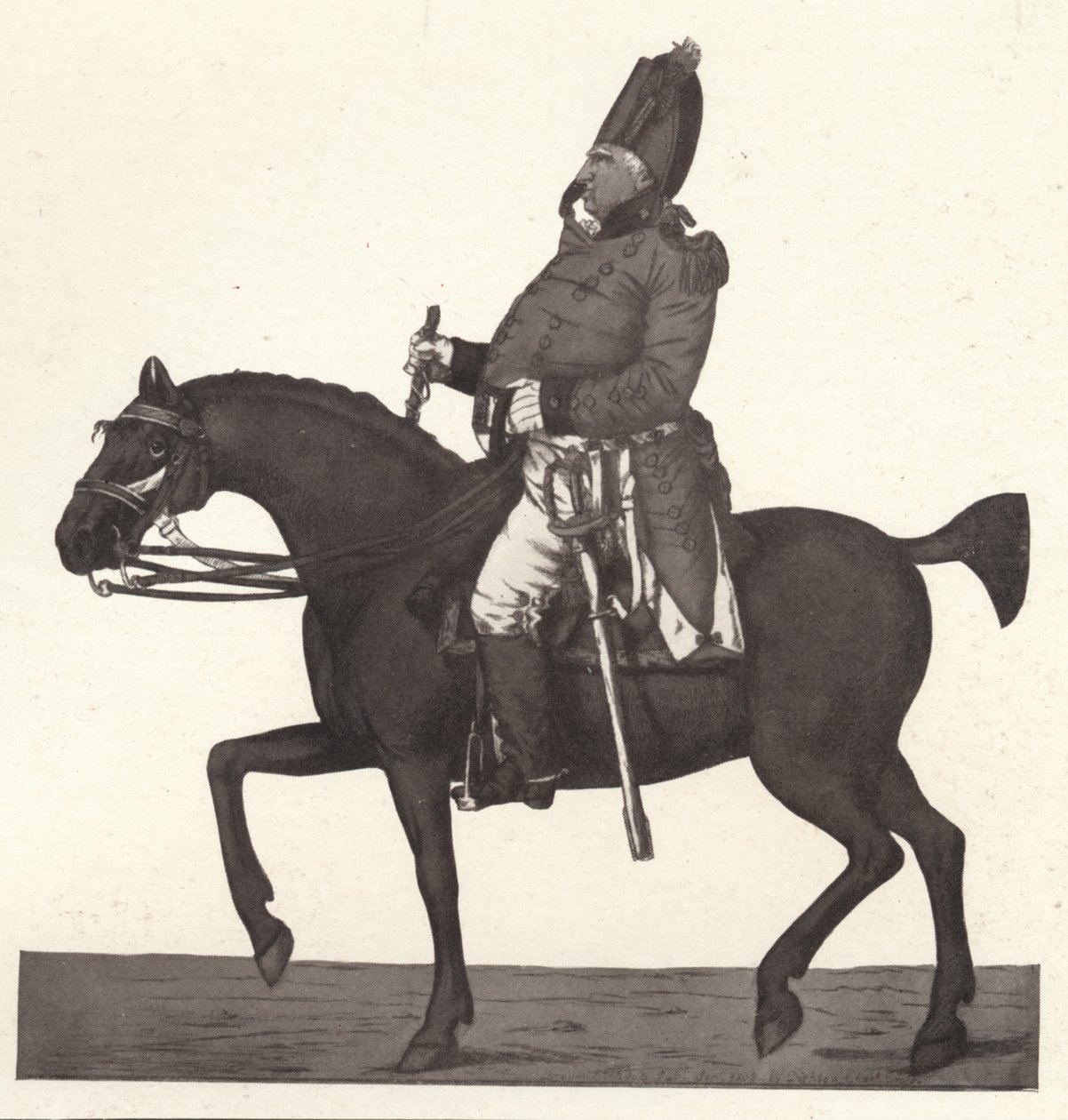 A General View of Old England, The Welsh 41st Regiment by Robert Dighton