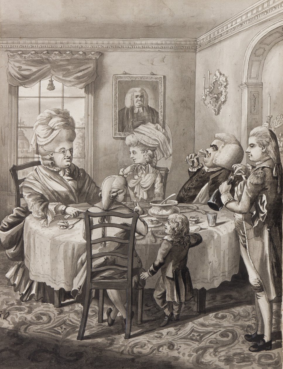A Master Parson with a Good Living by Robert Dighton