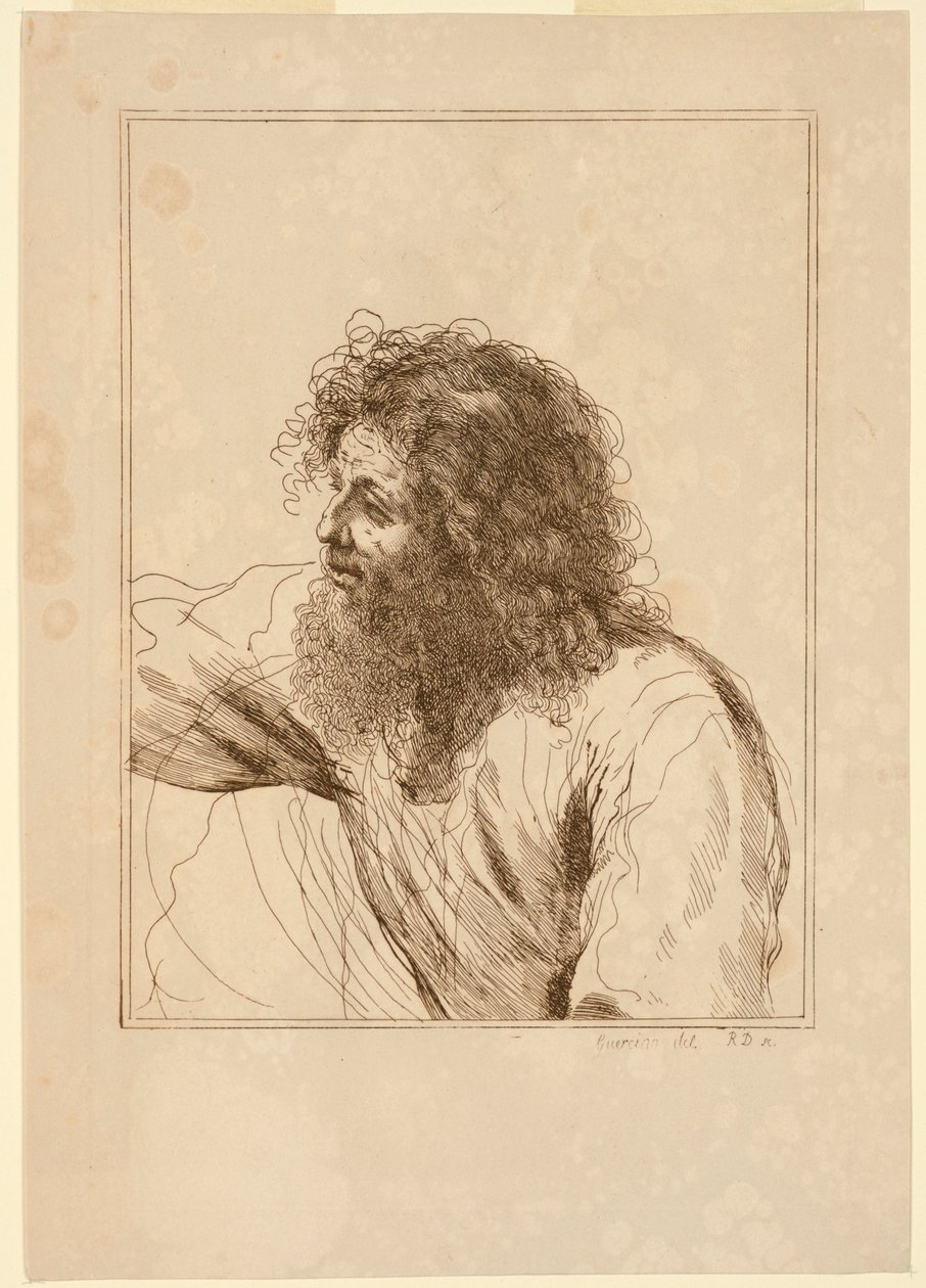 Head of an Old Man by Robert Dighton: Buy fine art print