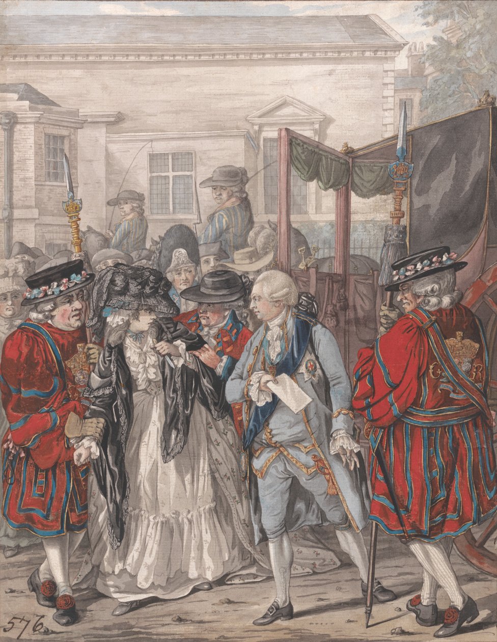 Margaret Nicholson Attempting to Assassinate George III at St. James