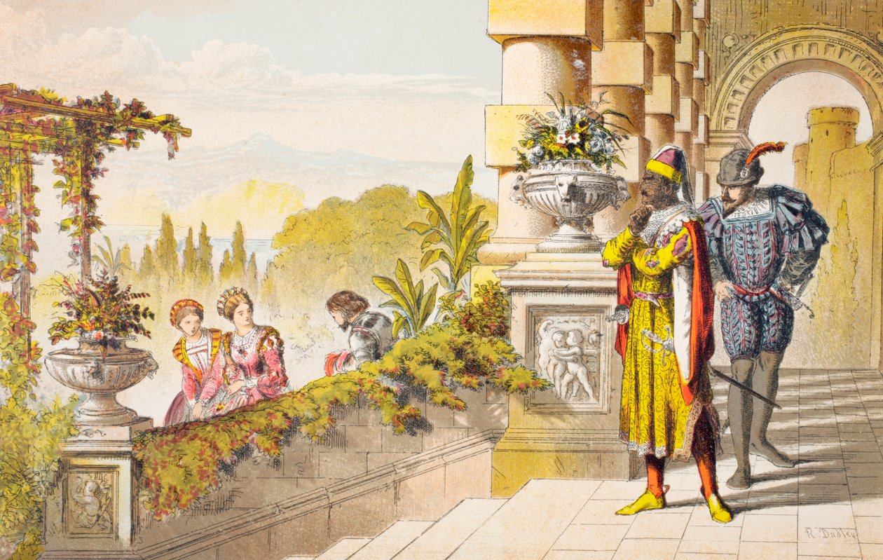 Cassio speaks in Othello, Act III, Scene III, 