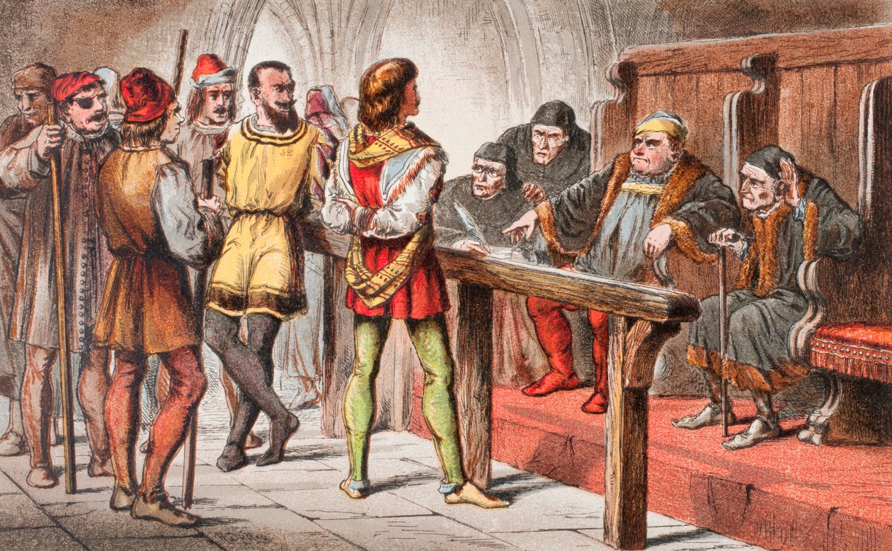 Dogberry speaks in Much Ado About Nothing, Act IV, Scene II, 