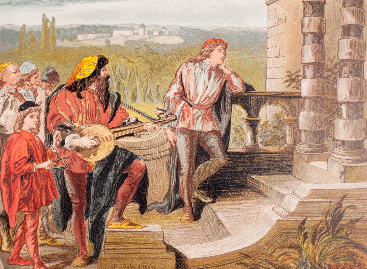 Illustration for The Two Gentlemen of Verona by William Shakespeare by Robert Dudley