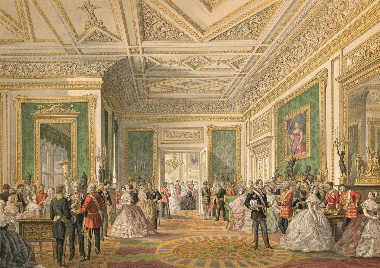 The signing of the marriage attestation deed, Windsor Castle by Robert Dudley