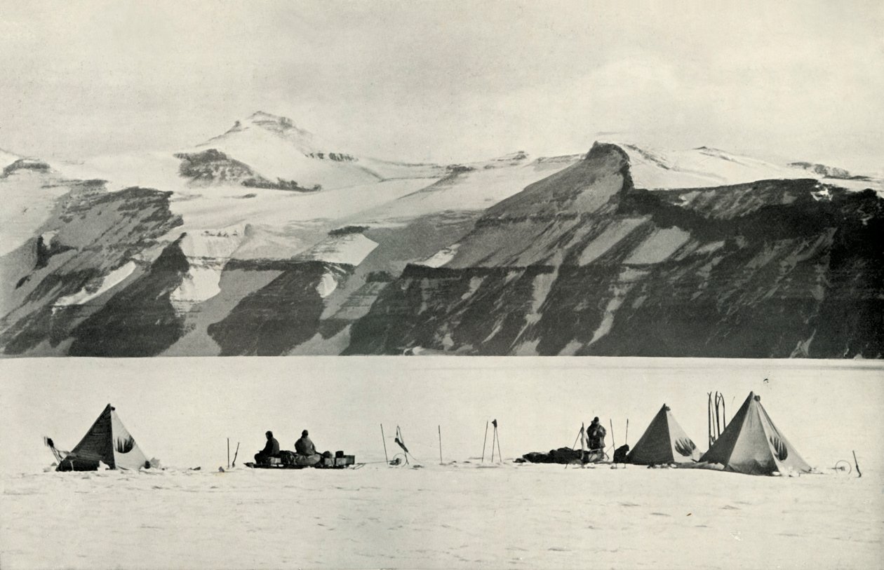 Camp Under The Wild Range, 20 December 1911 by Robert Falcon Scott