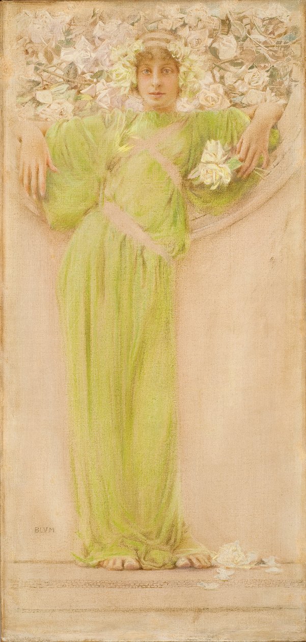 A Garland of Roses (June) by Robert Frederick Blum