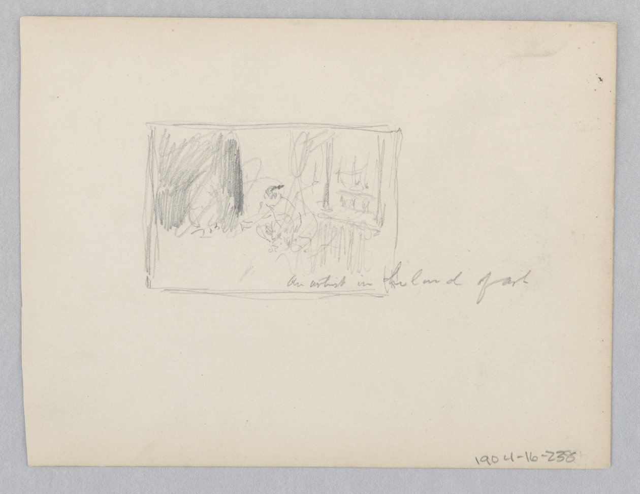 Artist in the Studio by Robert Frederick Blum