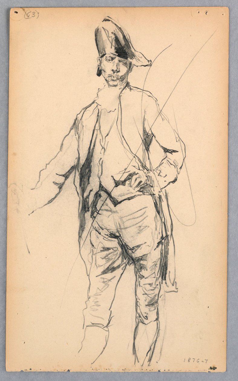 Standing Male Figure in Seventeenth-century Costume, 1876-77 by Robert Frederick Blum
