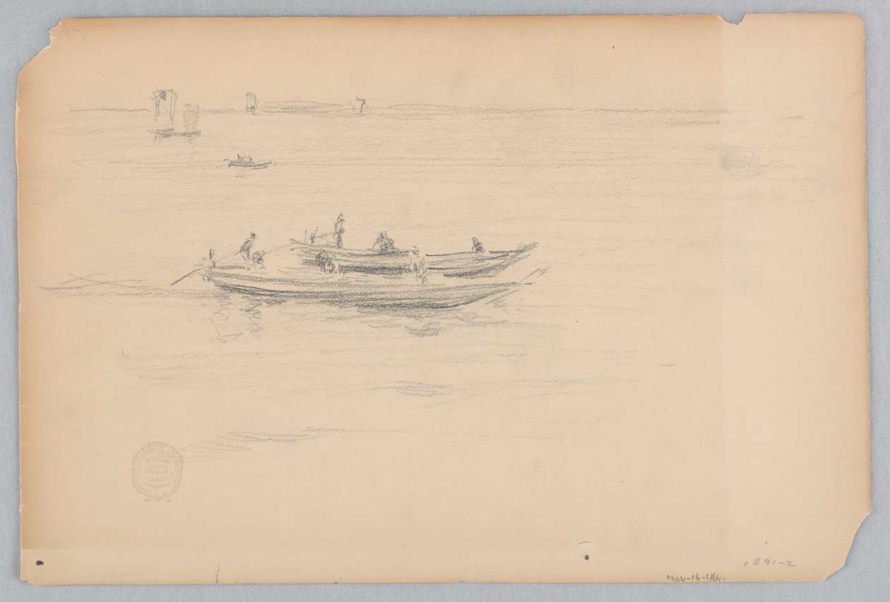 Fishing boats, Japan by Robert Frederick Blum