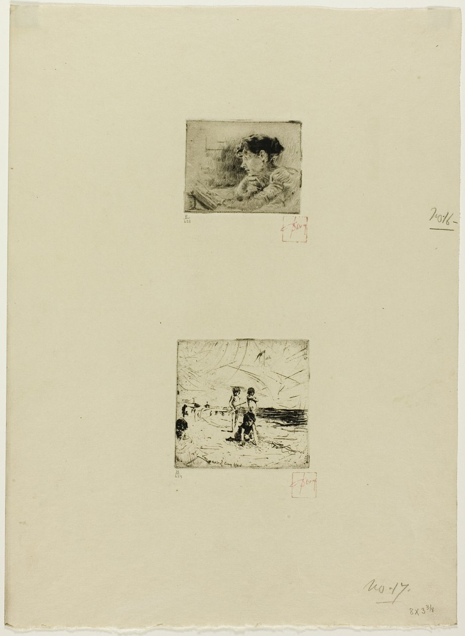 Girl Reading by Robert Frederick Blum