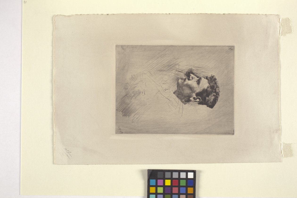 Profile Portrait of a Man by Robert Frederick Blum
