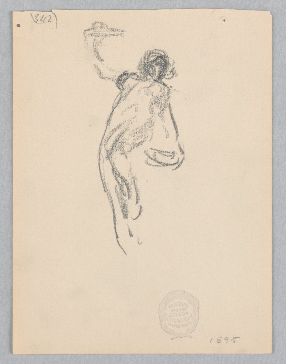 Study for a dancing woman, Moods to Music, Mendelssohn Glee Club, New York, NY by Robert Frederick Blum