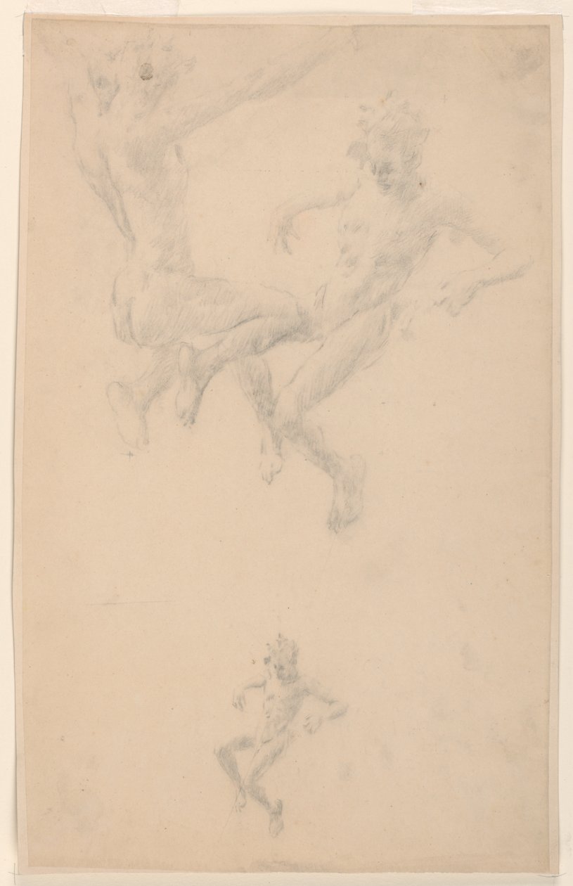Study for a group, "Vintage Festival," Mendelssohn Glee Club, New York, NY by Robert Frederick Blum