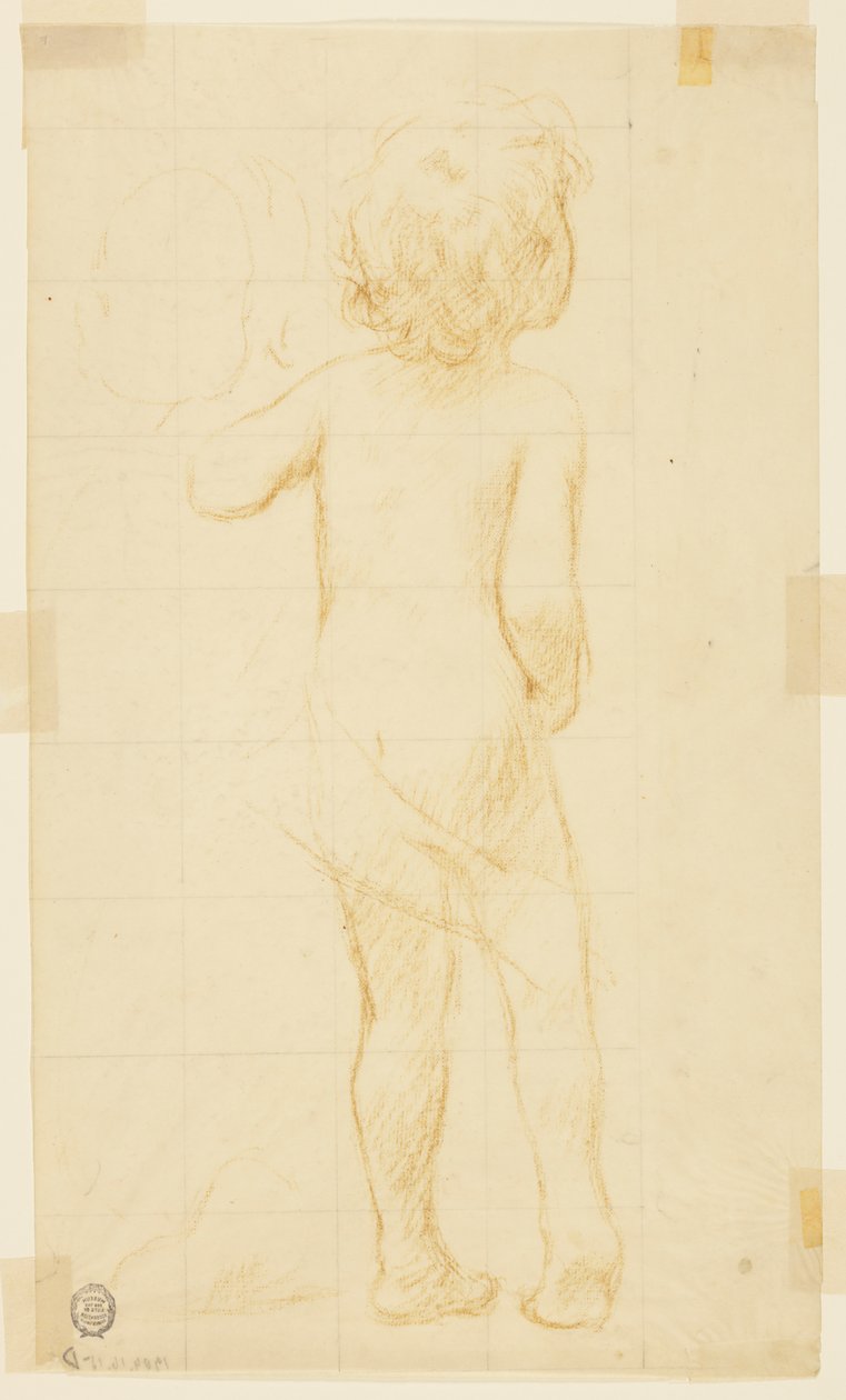 Study for a Standing Child, “Vintage Festival,” Mendelssohn Glee Club, New York, NY by Robert Frederick Blum