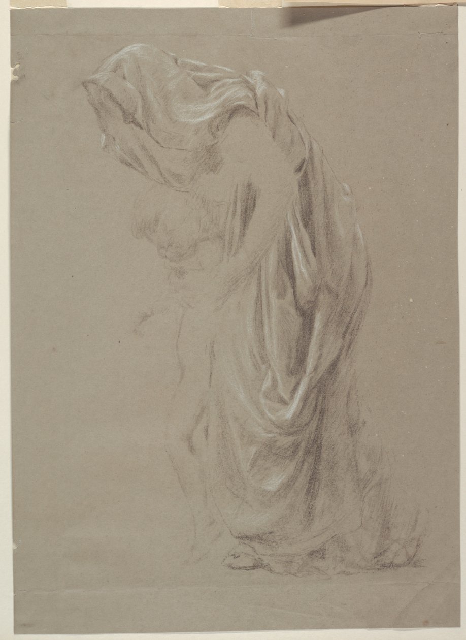 Study for a Standing Woman with Child, “Vintage Festival,” Mendelssohn Glee Club, New York, NY by Robert Frederick Blum