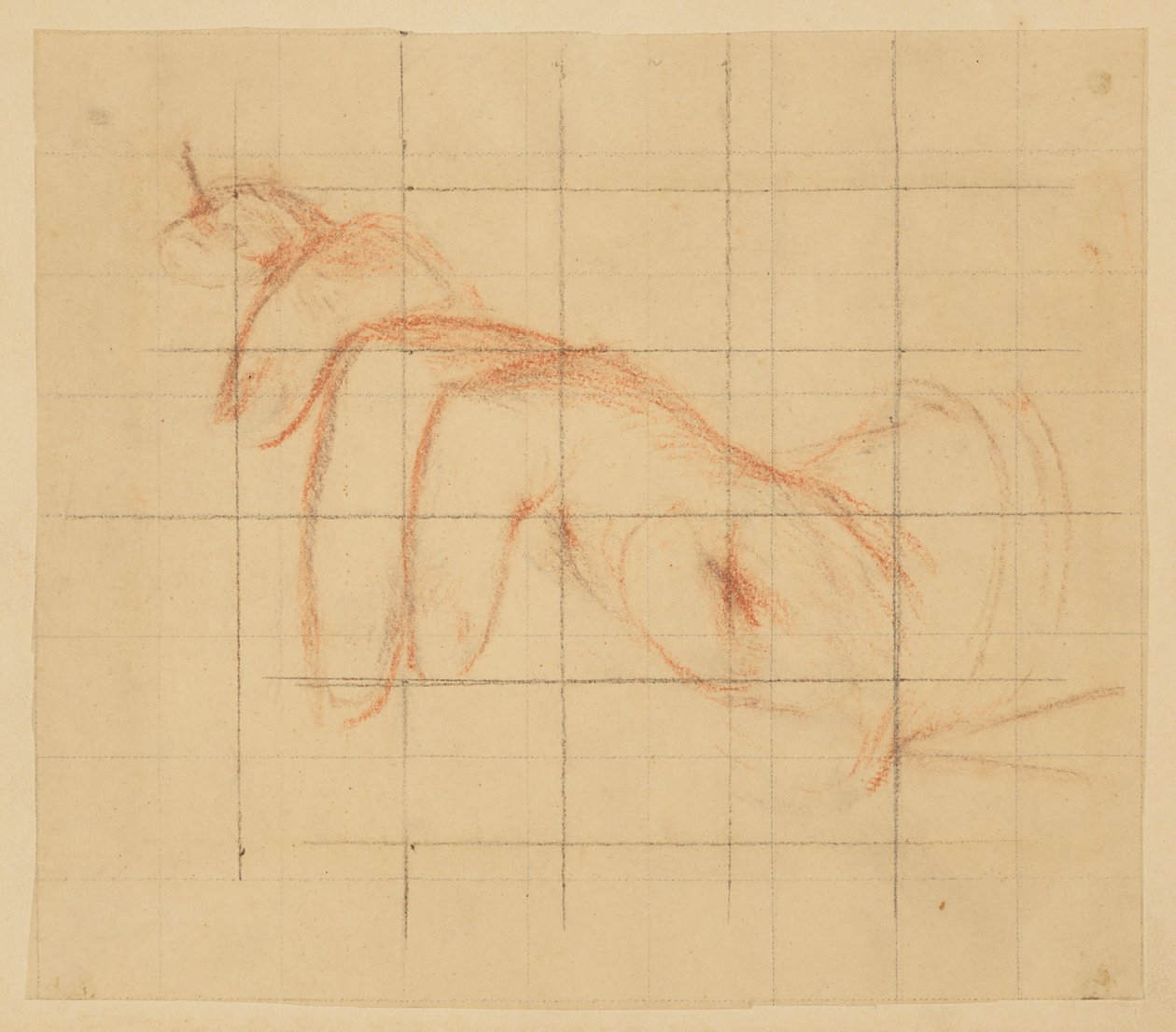 Study for left hand, "Vintage Festival," Mendelssohn Glee Club, New York, NY by Robert Frederick Blum