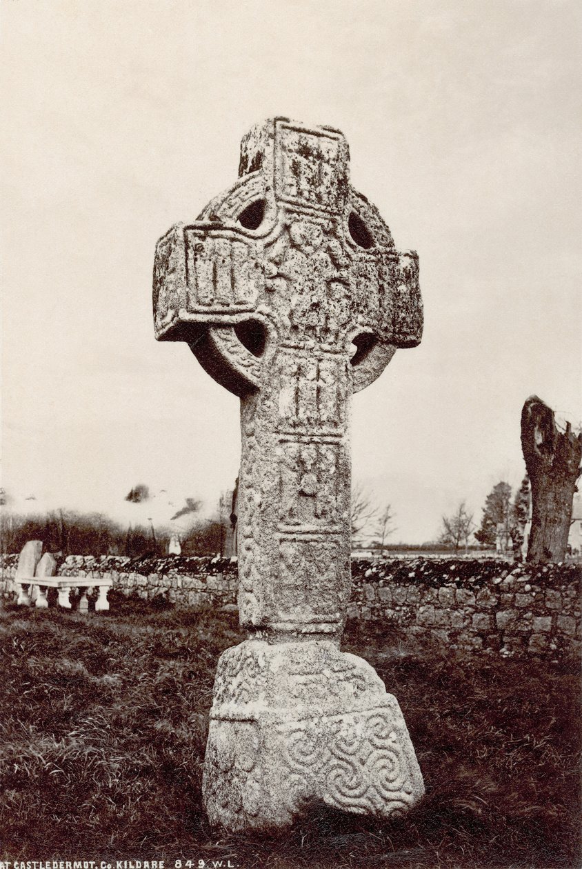 The North High Cross at Castledermot, Co. Kildare, Ireland by Robert French