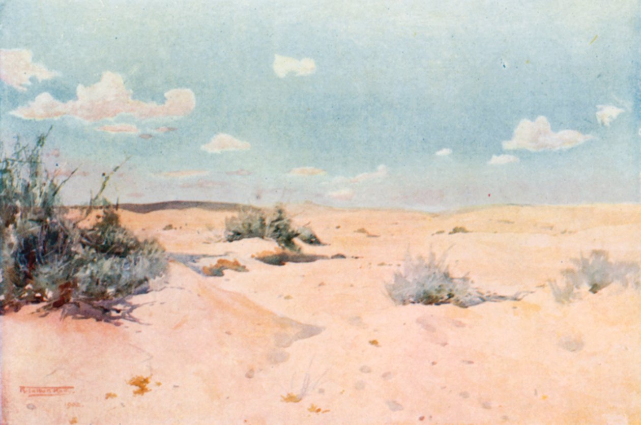 A Desert Study at Tel-el-Kebir by Robert George Talbot Kelly