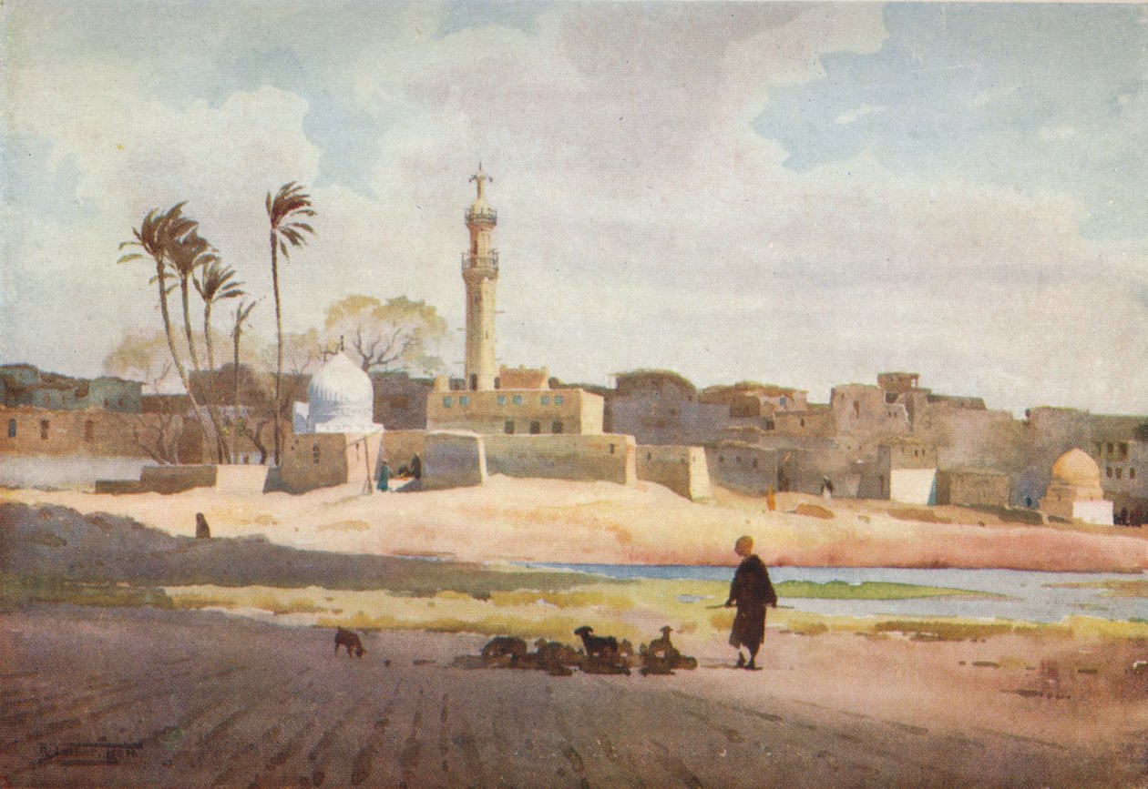 The Village of Salamun by Robert George Talbot Kelly