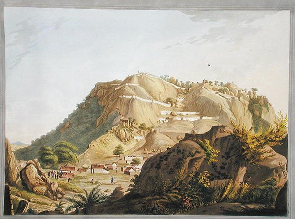 South-western view of Ootra-Durgum, illustration from 