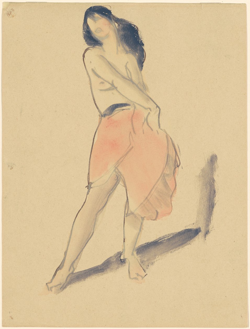 Dancer in a Red Skirt, No. 2 by Robert Henri