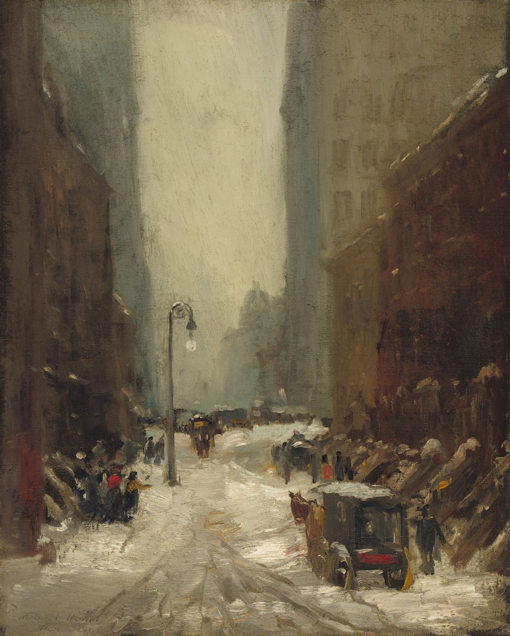 Snow in New York, 1902 by Robert Henri