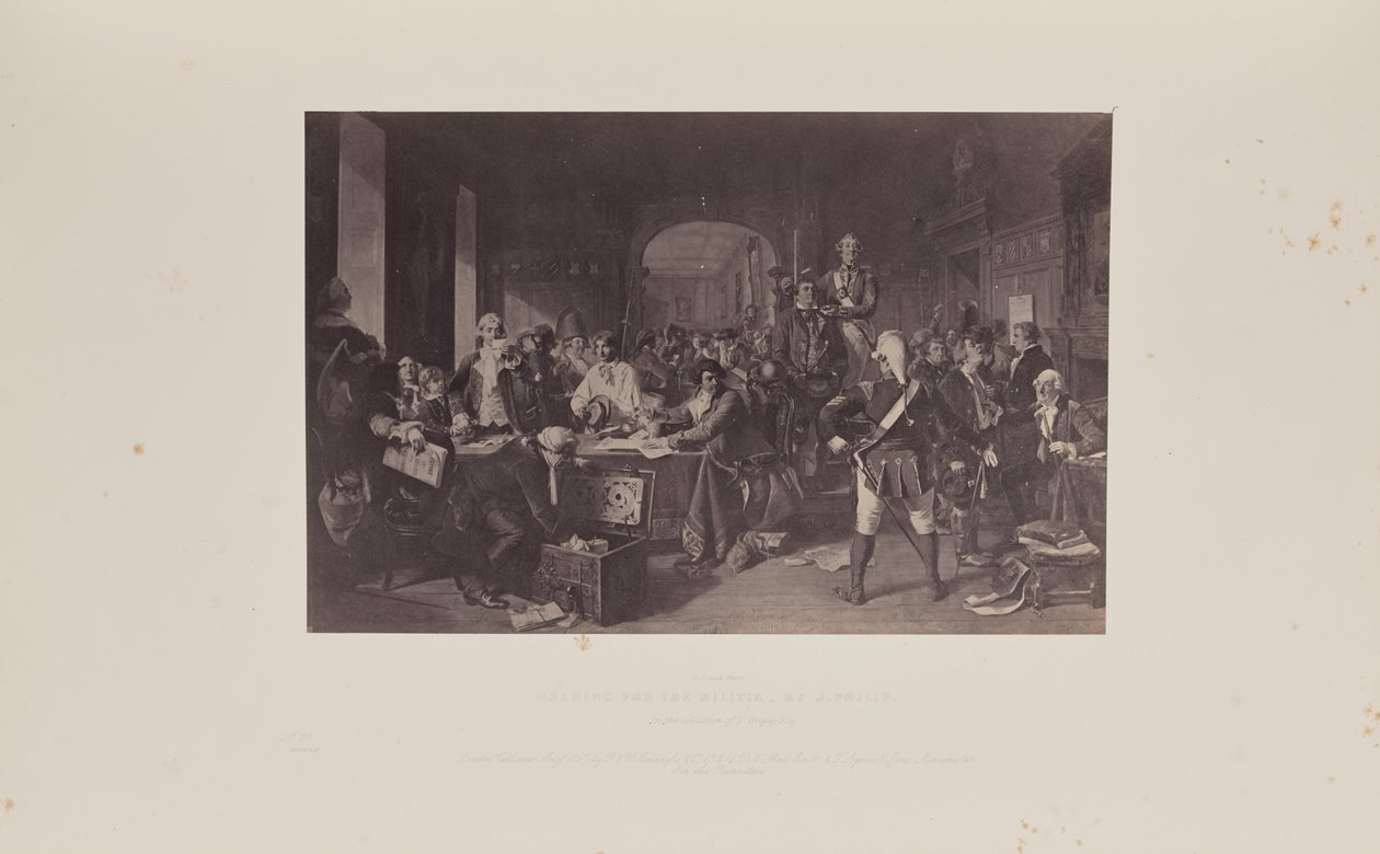 Drawing for the Militia, by J. Philip by Robert Howlett