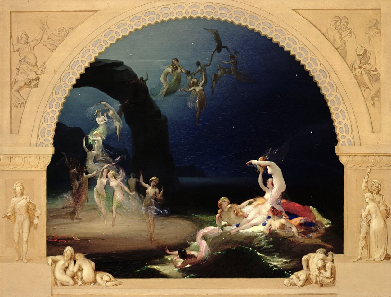 Come Unto These Yellow Sands (panel) by Robert Huskisson