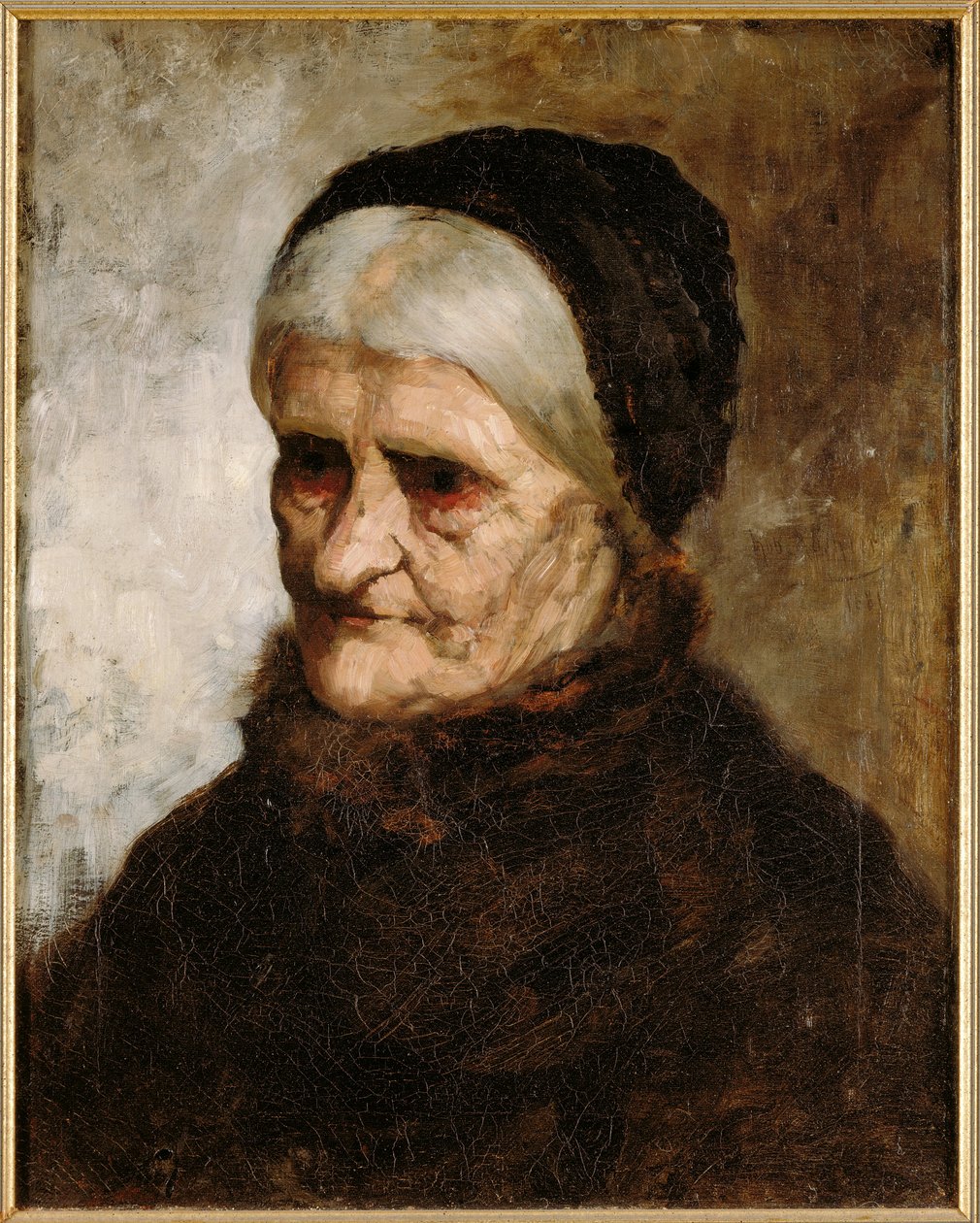 Head of an Old Woman by Robert Koehler: Buy fine art print