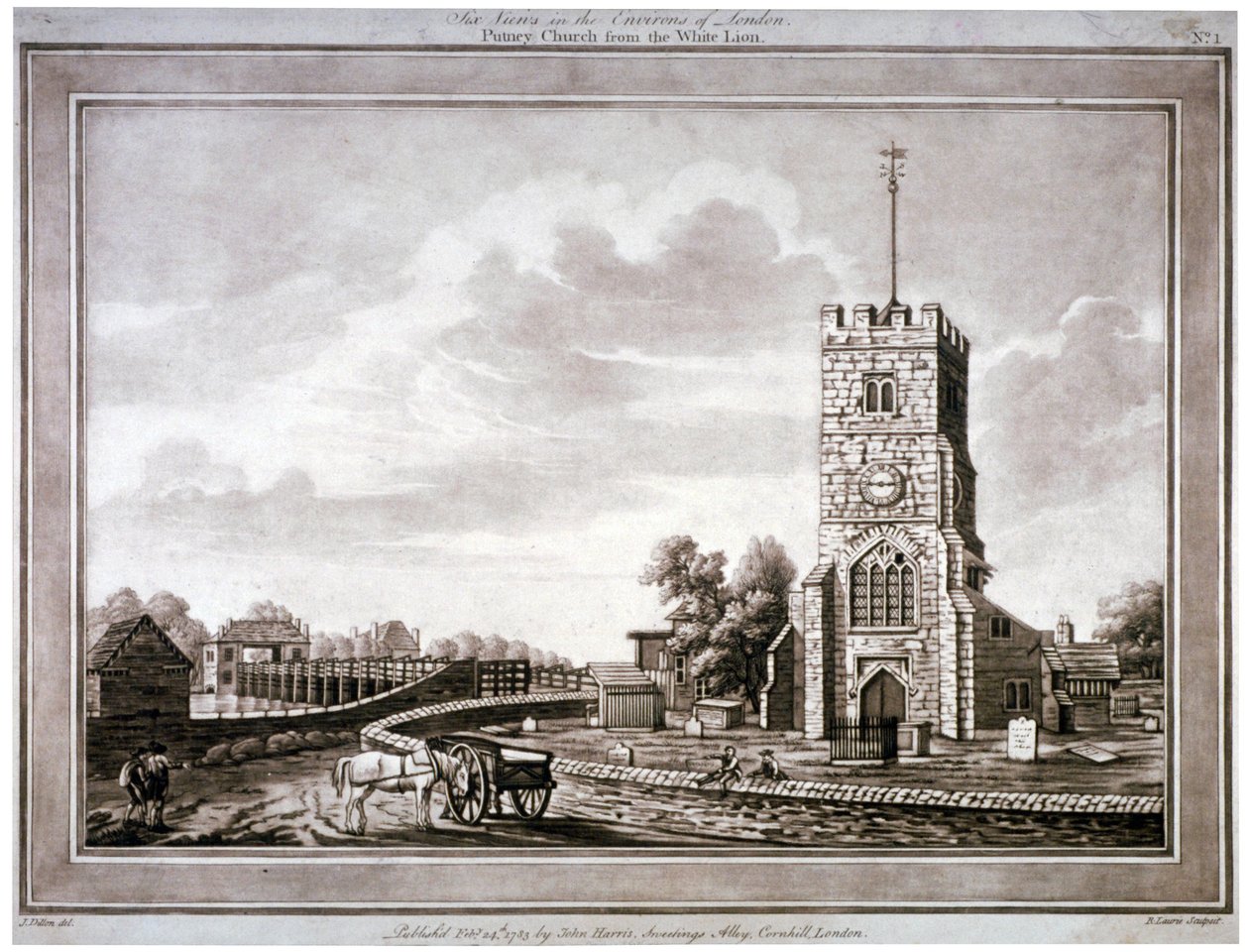 Church of St Mary, Putney, Wandsworth, London by Robert Laurie