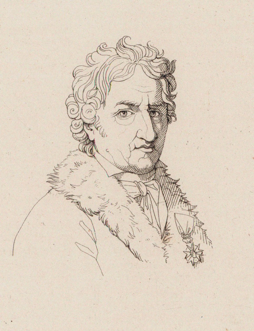 Portrait of the composer Pierre-Alexandre Monsigny by Robert Lefevre