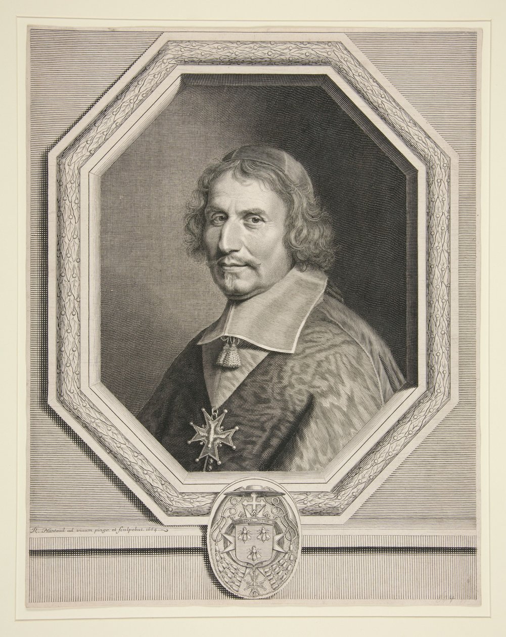 Cardinal Antoine Barberin, Archbishop of Reims by Robert Nanteuil