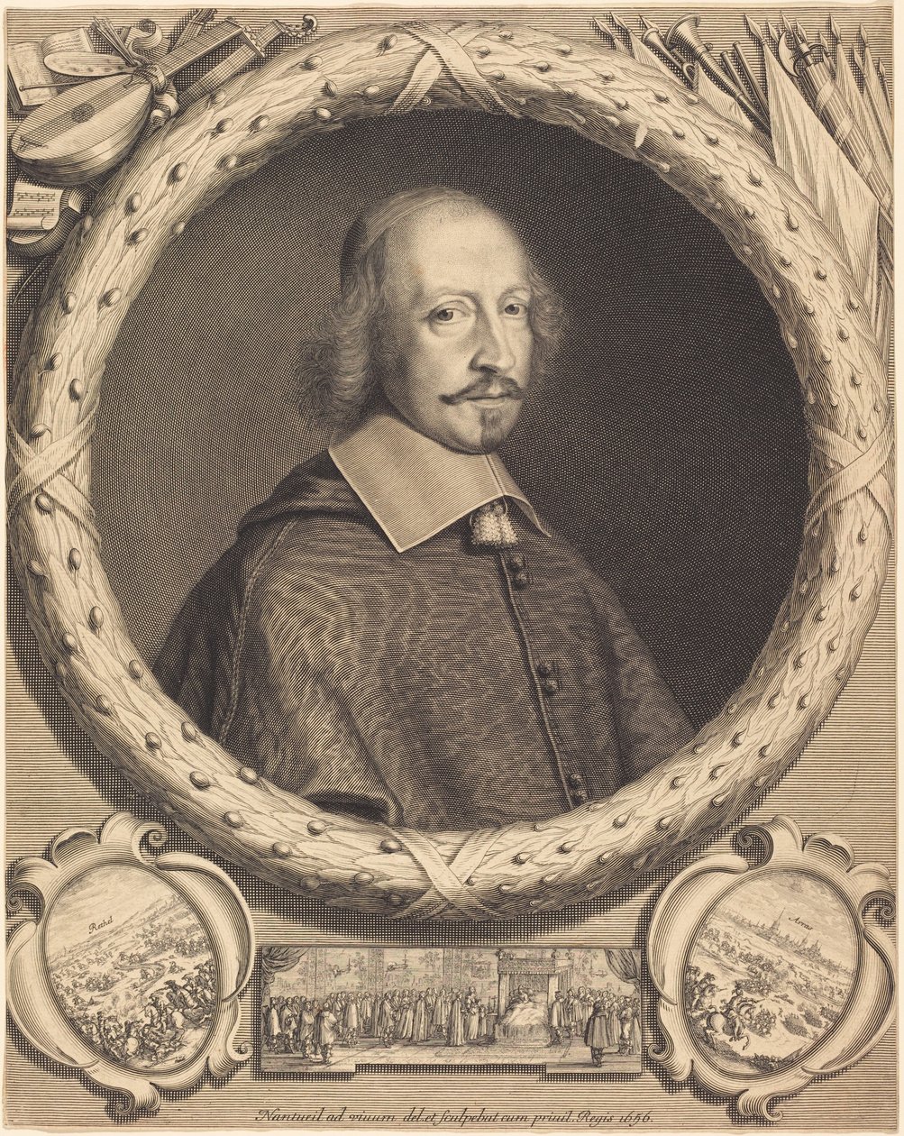 Cardinal Jules Mazarin by Robert Nanteuil