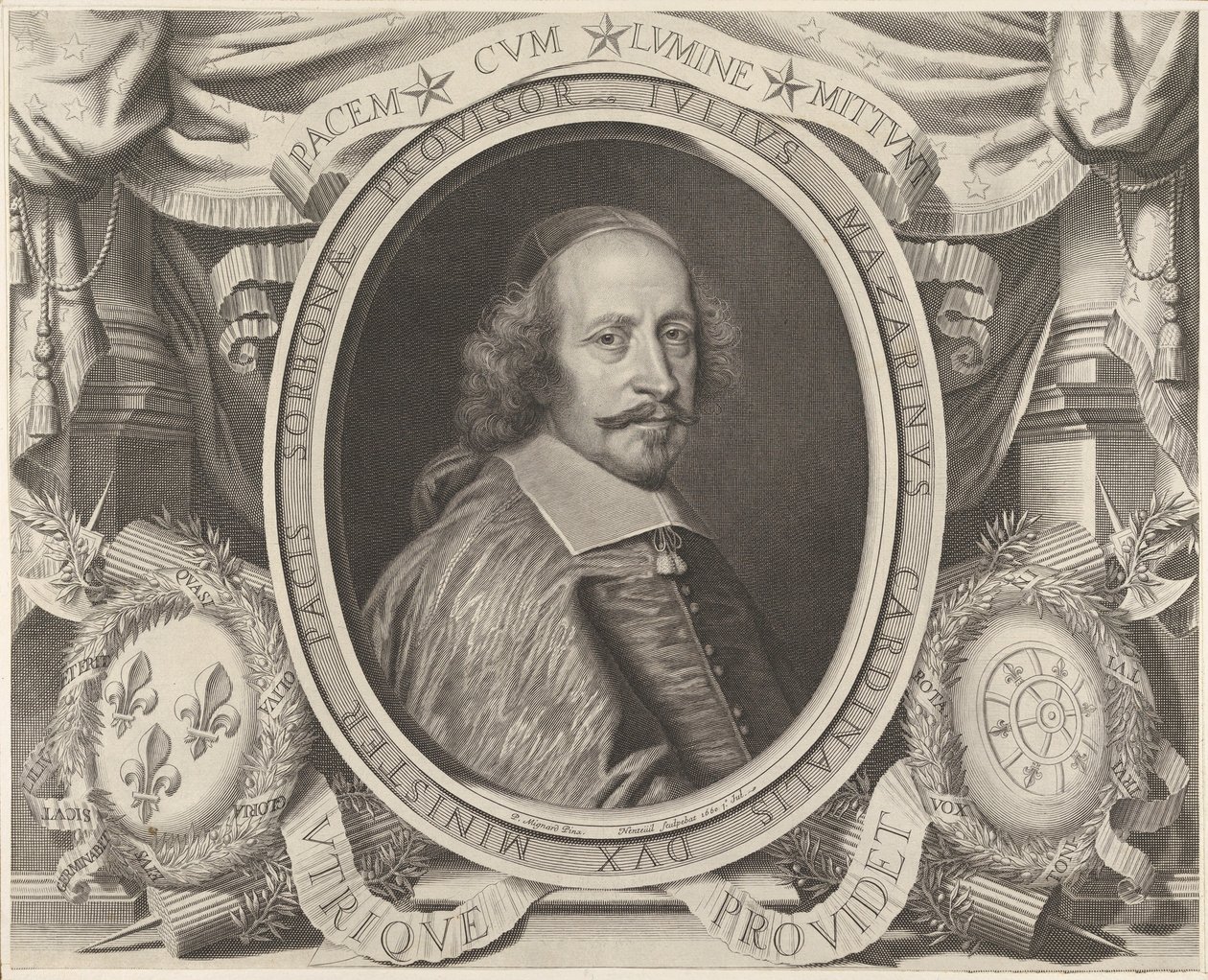 Cardinal Jules Mazarin by Robert Nanteuil