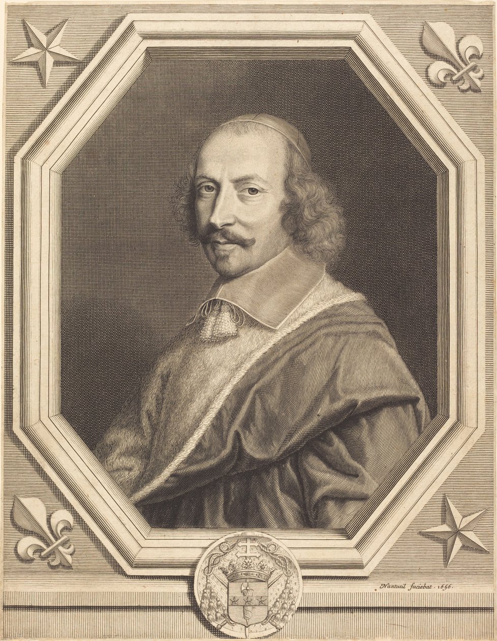 Cardinal Jules Mazarin by Robert Nanteuil