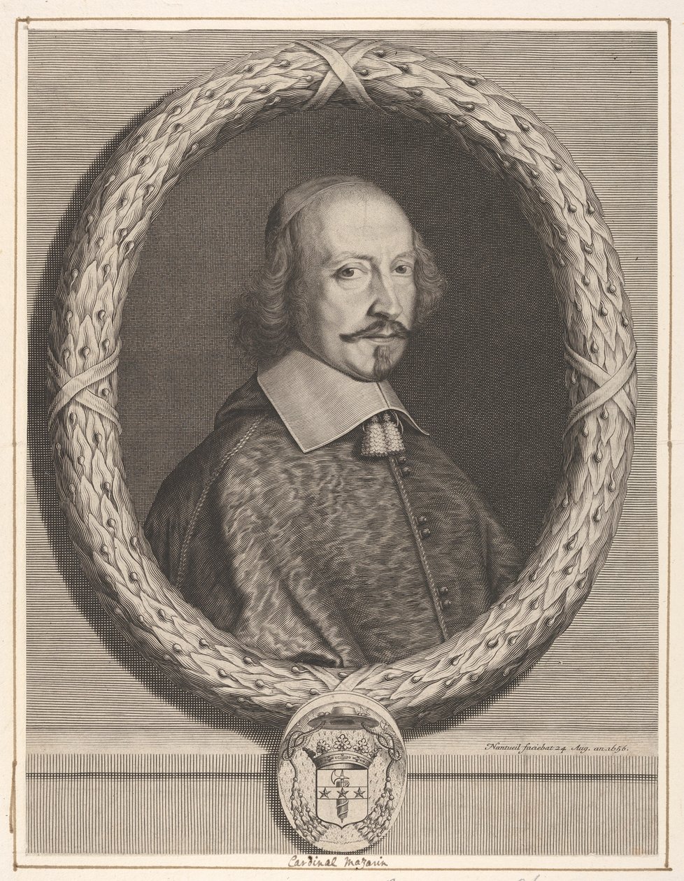 Cardinal Jules Mazarin by Robert Nanteuil