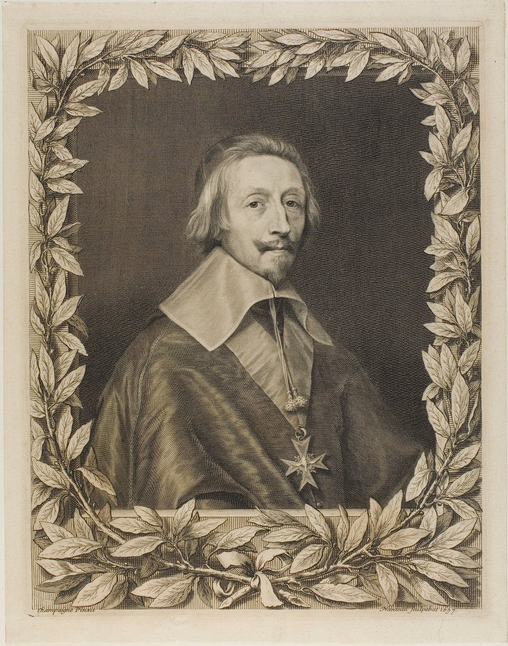 Cardinal Richelieu by Robert Nanteuil