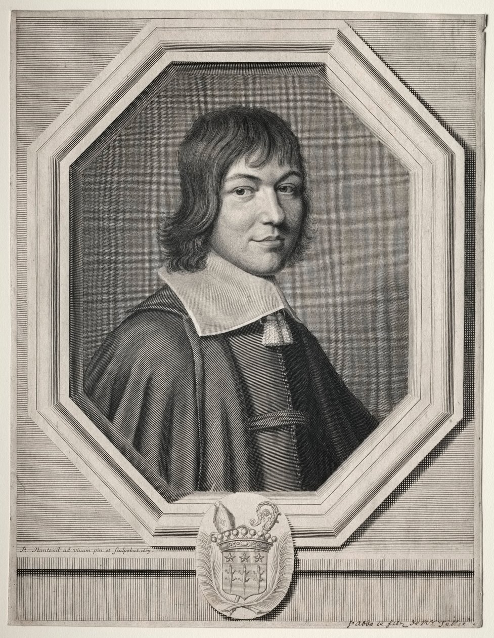 Charles Maurice le Tellier, 1663 by Robert Nanteuil