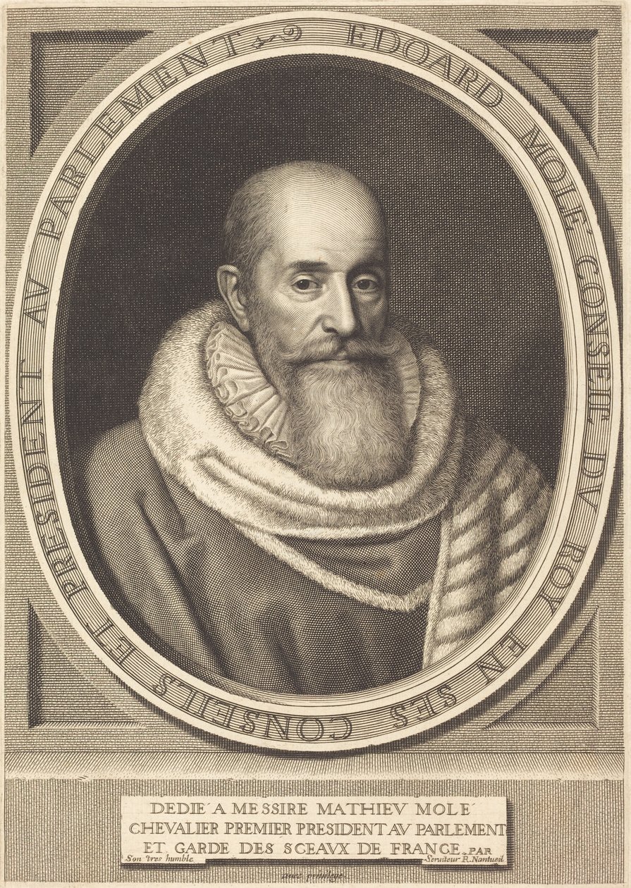 Edouard Mole by Robert Nanteuil