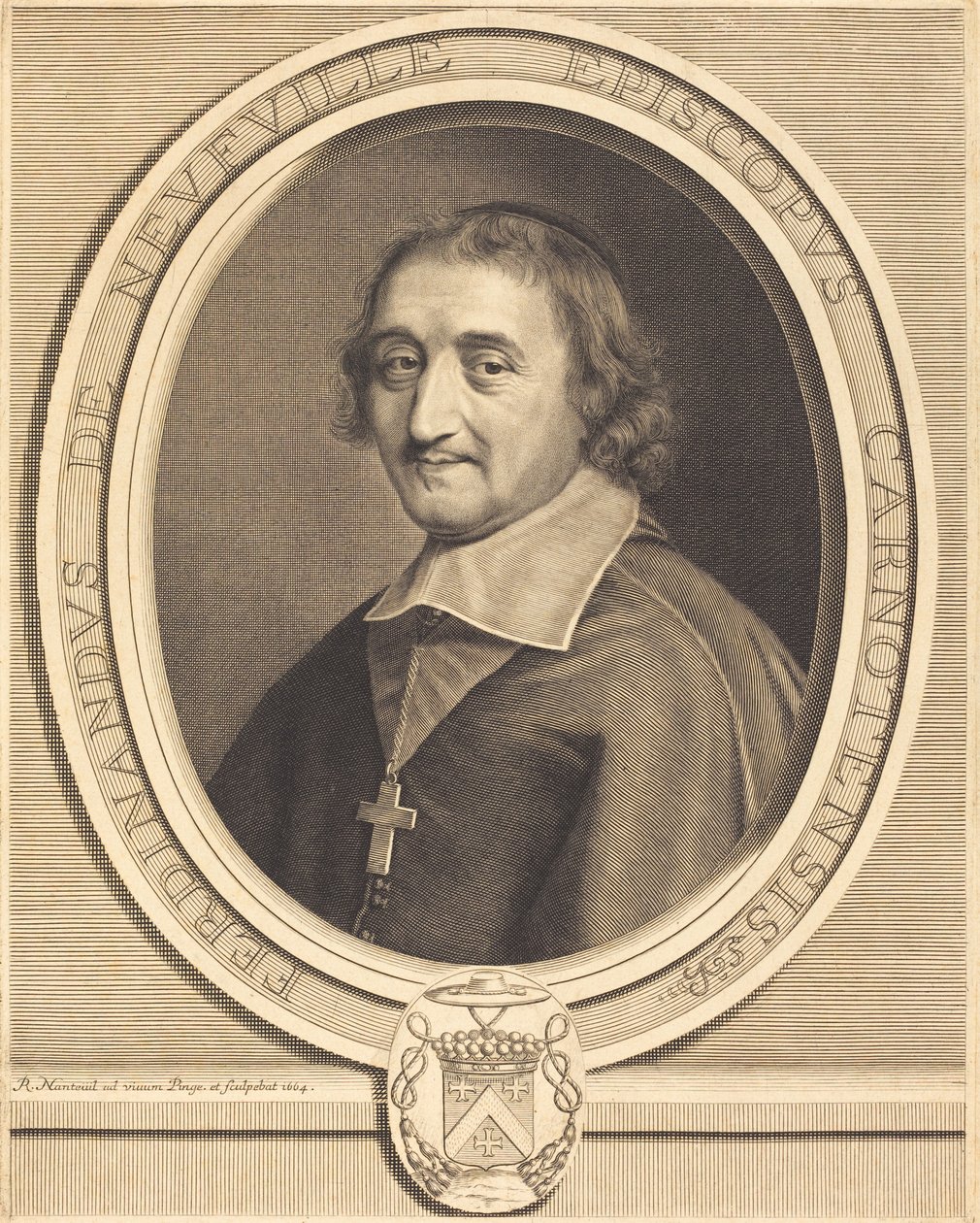 Ferdinand de Neufville by Robert Nanteuil