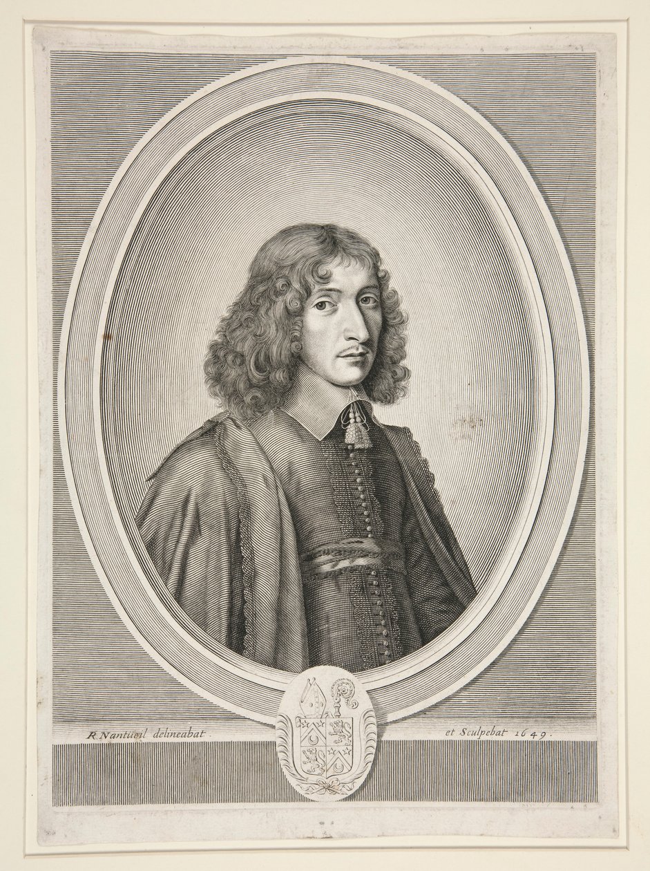Abbot of Sainte-Croix of Bordeaux, then Master of Requests (1625-1712) by Robert Nanteuil
