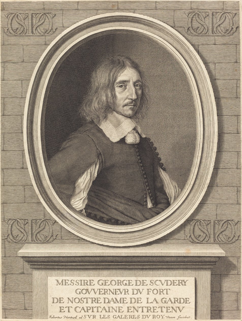 Georges de Scudery by Robert Nanteuil