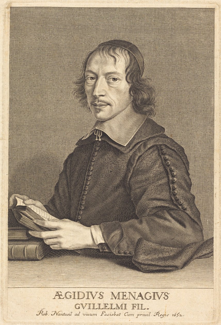 Gilles Ménage by Robert Nanteuil