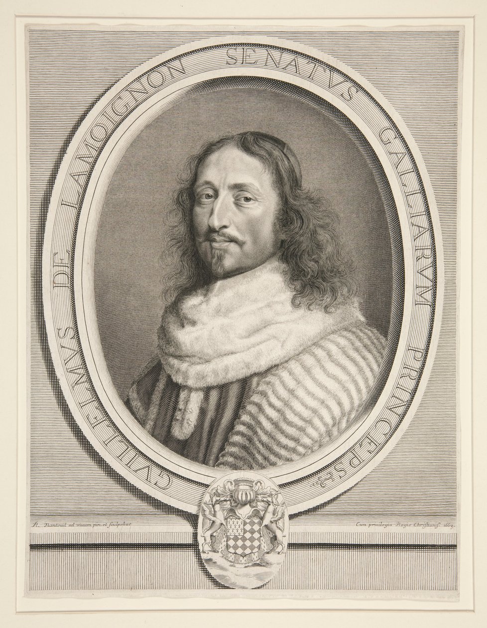 Guillaume de Lamoignon, First President of the Parliament of Paris by Robert Nanteuil
