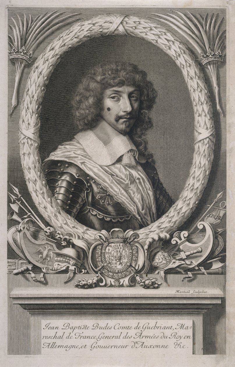 Jean Baptiste Budes Count of Guebriant [...] by Robert Nanteuil