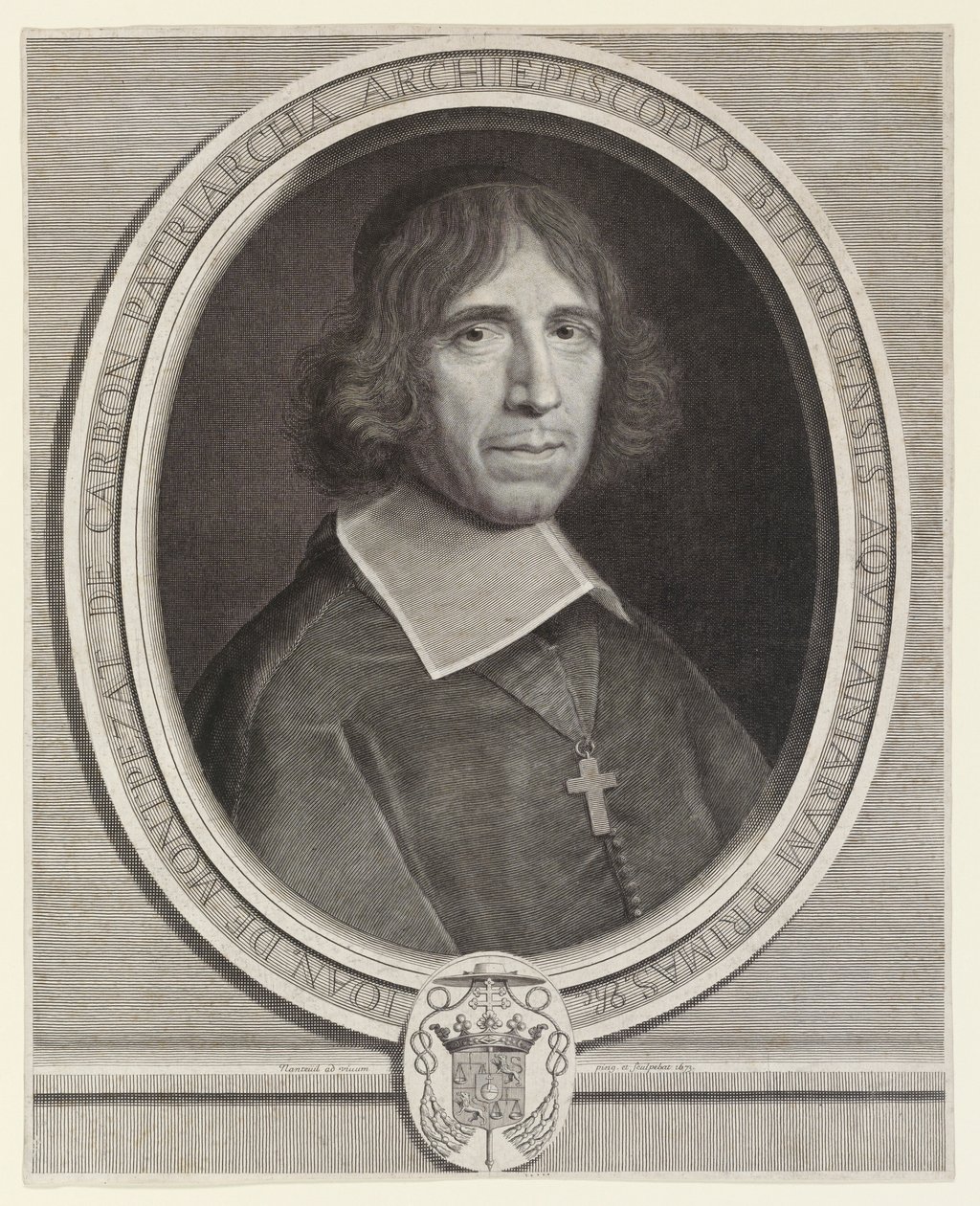 Jean de Montpezat de Carbon, Archbishop of Bourges, then of Sens by Robert Nanteuil